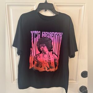 Authentic Jimmy Hendrix Black Tee Women’s Large in Great Condition Pre Owned.
